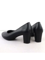 Dámské nízké lodičky na jehlovém podpatku černé Sergio Leone PB177