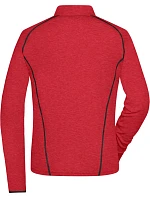 Daiber JN 497 Dámské funkční tričko s dlouhým rukávem 02.0497 red melange/titan