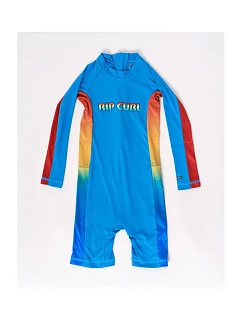 RIP CURL Chlapecký kostým 0-6 Mumma Lsl Uv Spring - modrý