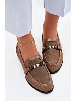 Dámské semišové boty na podpatku s ozdobným detailem Hnědé Meliva Dámské semišové boty na podpatku s ozdobným detailem Hnědé Meliva