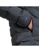 Pánská péřová bunda adidas Helionic Climawarm Stretch Hooded Jacket Black JN2114 pánské oblečení