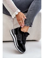 Dámské Zateplené Tenisky Na Platformě Big Star OO274A216 Černé