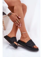 Dámské Pantofle Na Platformě Big Star RR274A540 Černé