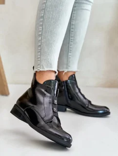 Dámské kotníkové boty HY42-717 Černá - S.Barski