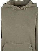 Build your Brand BY 289 Dámská oversize mikina s kapucí "Fluffy" 56.0289 white