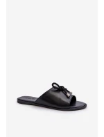 Dámské sandály z ekokože Big Star NN274066 Černé