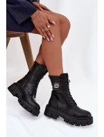 Zateplené workery dámské s ozdobou Černé Melisse