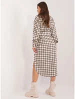 LK SK 509521 šaty.48 černá a béžová