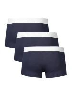 3PACK Pánské boxerky Bikkembergs tmavě modré