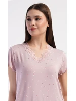 Dámská noční košile s krátkým rukávem Isabela Dámská noční košile s krátkým rukávem Isabela