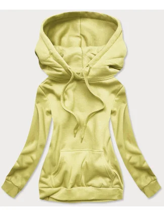 Žlutá dámská tepláková mikina (W02-33) Žlutá dámská tepláková mikina (W02-33)