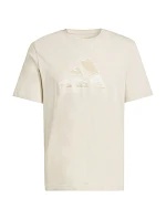 Pánské tričko adidas Camo Modern Logo Graphic T-shirt beige JZ7495 pánské