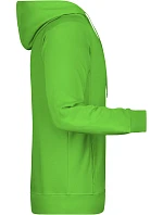 Daiber 8024 Pánská raglánová mikina s kapucí 02.8024 lime green