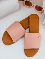 Dámské žabky CHICBASE pink FashionStreet ZY0938