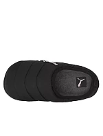 Pánské/dámské zimní pantofle PUMA SCUFF BLACK, černé, zateplené (384945-01)