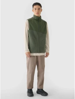 Pánské tričko bez rukávů se stojáčkem 4F 4FRAW24TVESM172-43S