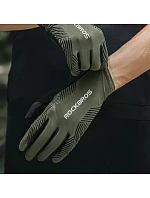 Cyklistické rukavice Rockbros 16110006002 tlumení velikost M - zelená/černá