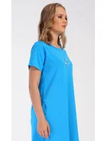 Dámské domácí šaty s krátkým rukávem Pampeliška