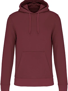Kariban K 4027 Pánská eco-friendly mikina s kapucí 20.4027 wine