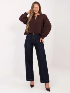 Mikina MJ BL H2412.26 tmavě hnědá