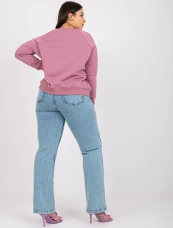 Mikina RV BL 6326.02X tmavě růžová