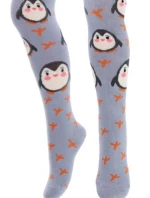 KIDDY - Vzorované punčocháče 2-6 leté dívčí' MODRÁ 116-122