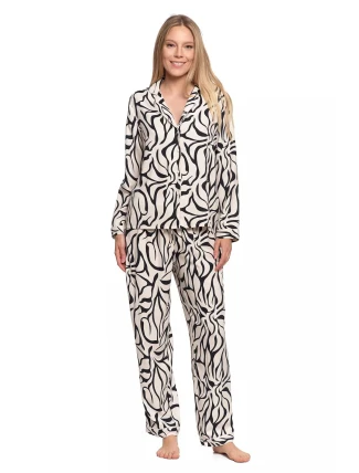 Pyžamo Moraj PDD5800-007 dlouhé/r S-XL pruhované Pyžamo Moraj PDD5800-007 dlouhé/r S-XL pruhované