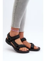 Lehké Sportovní Dámské Sandály Černé Lumeria