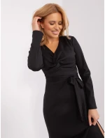 LK SK 509456 šaty.99 černá LK SK 509456 šaty.99 černá