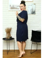 Dámské šaty SA958 modré - Karko