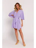 Dámské šaty M785 fialkové - MOE Dámské šaty M785 fialkové - MOE