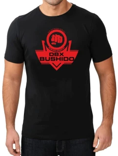 CLASSIC BRAND RED - Tričko T-Shirt Cotton DBX BUSHIDO KT12-XL pánské