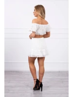 Vyšívaná sada v barvě ecru Vyšívaná sada v barvě ecru