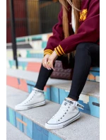 Tenisky na Vysokém Podpatku Big Star GG274027 Bile