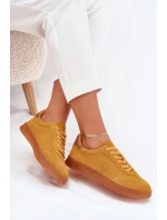 Dámské Semišové Tenisky Big Star RR274846 HI-POLY SYSTEM Žluté