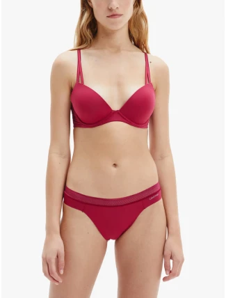 Dámské kalhotky QF6308E - XJU - červená- Calvin Klein Dámské kalhotky QF6308E - XJU - červená- Calvin Klein