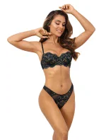 Dámská podprsenka V-10381 Černá mix - Axami Dámská podprsenka V-10381 Černá mix - Axami