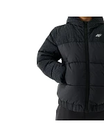 Chlapecká péřová bunda 4F M621 tmavě černá 4FJWAW25TDJAM621 20S