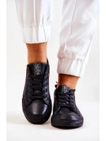 Nízké kožené Tenisová obuv Big Star JJ274006 Černé