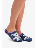 Dámská domácí obuv Pantofle s medvídkem Inblu GF000025 Modré
