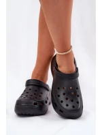 Dámské pěnové pantofle na masivní podrážce Big Star – černé