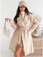 NANCY dámský světle béžový kabát FashionStreet TY3884