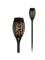 DANCING FLAMES SOLAR LAMP 12 LED SMD 7x7x50CM