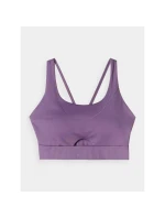 Podprsenka na jógu a pilates s nízkou výztuží 4F 4FWAW24USBAF144-50S