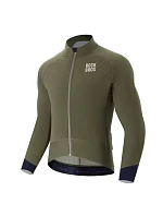 Rockbros YDWT014 zimní dvouvrstvá fleecová cyklistická bunda velikost XL - zelená