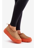 Dámské Sněhule Na Platformě S Nízkým Svrškem Camel Izamine Dámské Sněhule Na Platformě S Nízkým Svrškem Camel Izamine