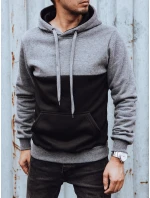 Pánská tmavě šedá mikina FashionStreet BX5798