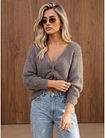 Dámský oversize svetr s nařaseným předním dílem Fango FashionStreet MY2645