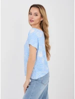 Tričko D12110M02646F světle modré