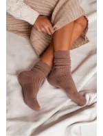 Dámské ponožky z vlny alpaky – tmavě béžové Dámské ponožky z vlny alpaky – tmavě béžové